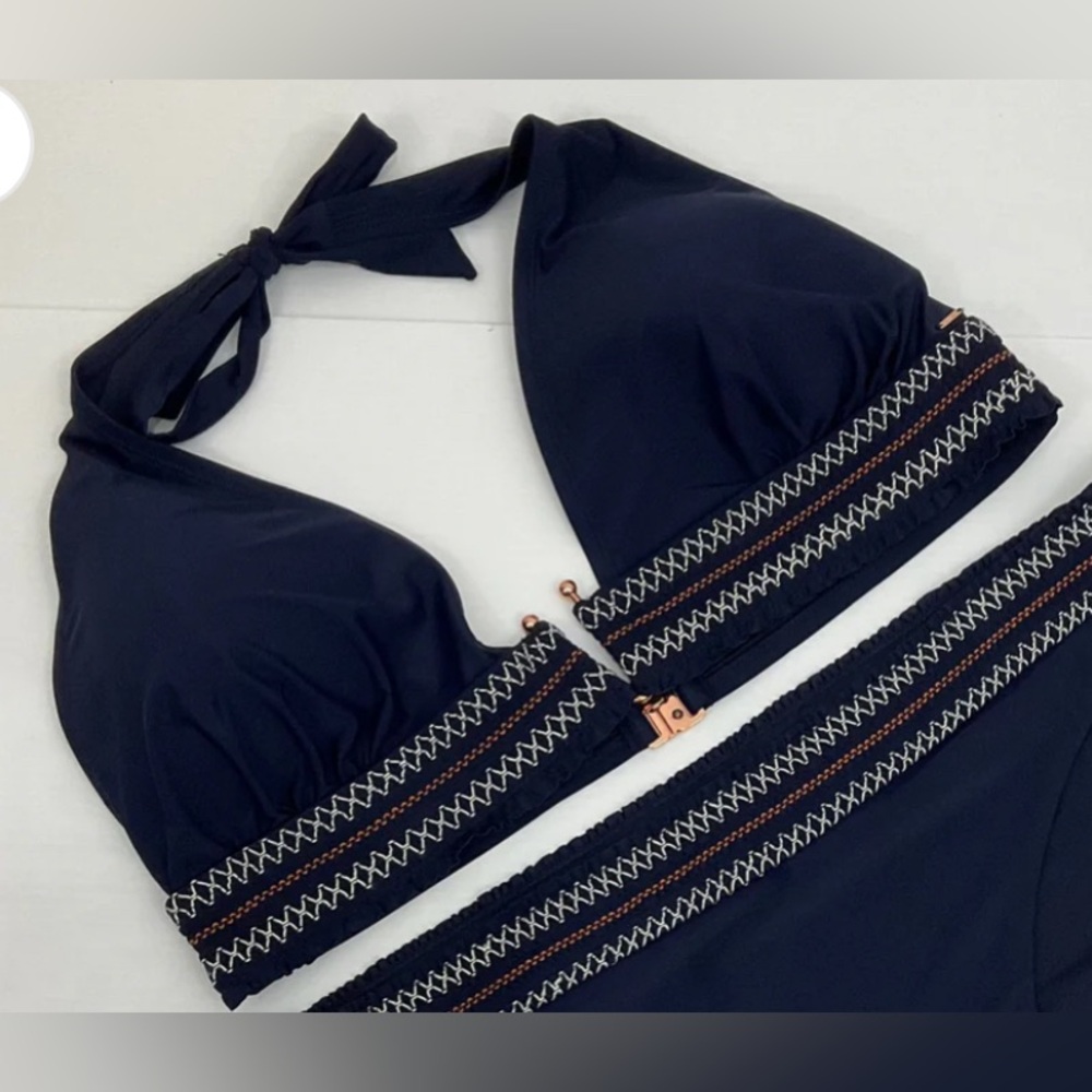 F&F halter style bikini top size women’s 14